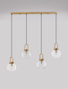 Lampa wisząca Luces Exclusivas BANES złoty LE42654