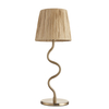 Lampa stołowa Endon Lighting Wriggle 114225 mosiądz