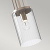 Mała lampa wisząca Kimrose - 1 źródło światła - Polerowany nikiel Quintiesse QN-KIMROSE-MP-PN