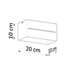 Sollux Lighting Plafon LOBO MAXI szary SL.0385