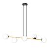 Lampa wisząca GRAVITY 6 Emibig 1241/6 biały/czarny
