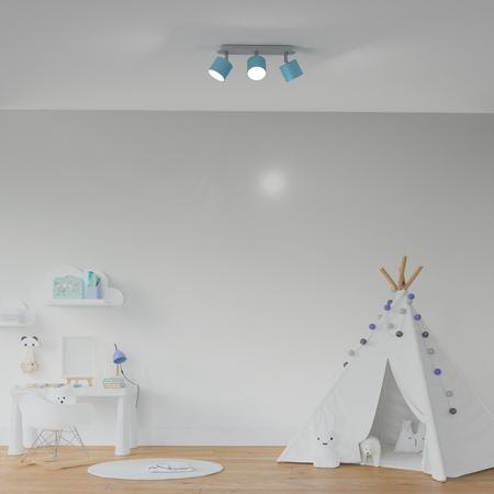 Milagro Lampa sufitowa Dixie 3xGX53 Niebieski/Biały MLP7606 NIEBIESKI / BIAŁY