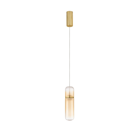 Lampa wisząca Luces Exclusivas REBALVO LE45198 złoty i odcienie złota
