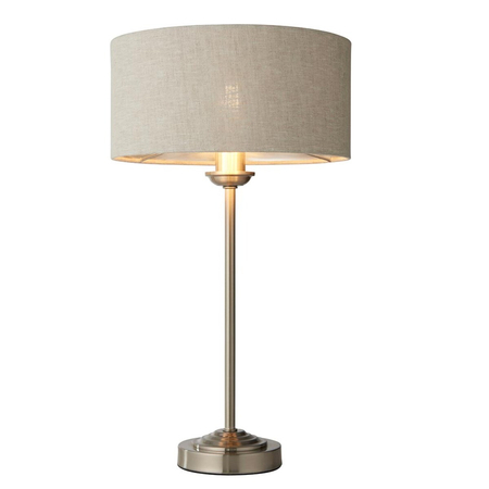 Lampa stołowa Endon Lighting Highclere 100646 chrom