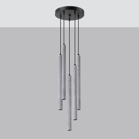 Sollux Lighting Lampa wisząca PASTELO 5P beżowa SL.1516