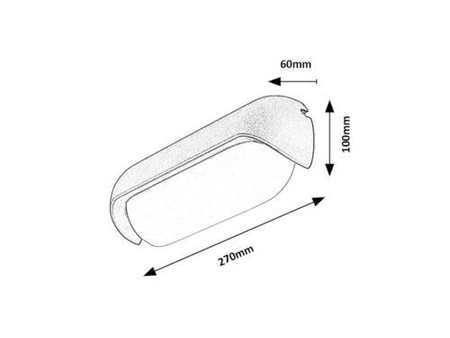 Kinkiet zewnętrzny Rabalux Hulst 77041 antracyt