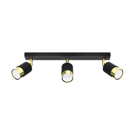 Sollux Lighting Plafon NERO 4 czarny/chrom SL.1067