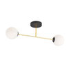 Lampa sufitowa MAGNUM 2 Emibig 1233/2 biały/czarny