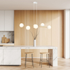 Lampa wisząca GRAVITY 6 Emibig 1242/6 biały/złoty