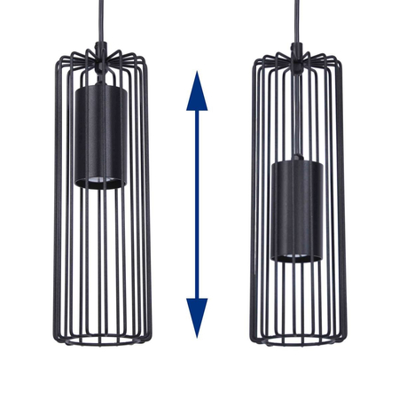 Lampa wisząca FALCON Kaja K-4931 czarny
