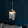 Lampa wisząca Endon Lighting Lambeth Ribbed 106710 mosiądz