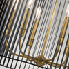 Żyrandol / Lampa wisząca Linara - 6 źródeł światła Quintiesse QN-LINARA-6P-BK