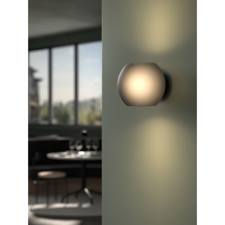 Kinkiet Astro Luna 1489002 Dymione Mleczne Szkło