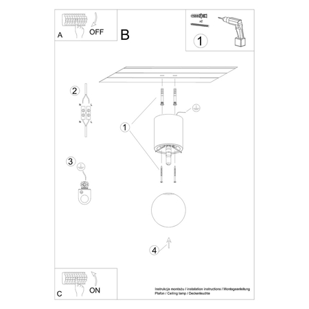 Sollux Lighting Plafon BOOMO 8 SL.1190