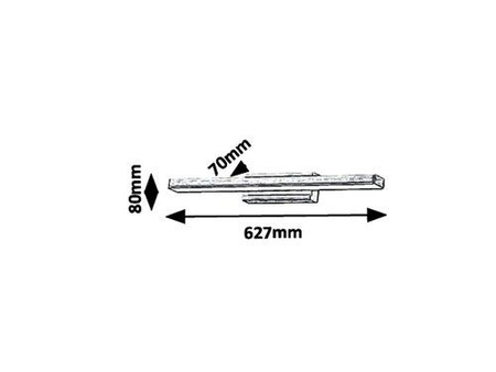 Lampa łazienkowa Rabalux John 6130 brąz