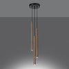 Sollux Lighting Lampa wisząca PASTELO 3P drewno SL.1268