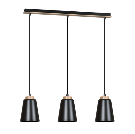 Lampa wisząca BOLERO 3 BLACK Emibig 442/3 czarny