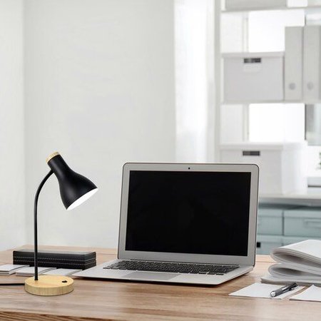 Lampa stołowa Rabalux Ferb 74002 czarny matowy