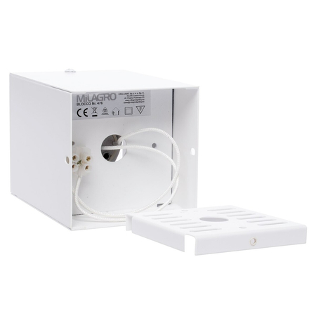 Milagro Lampa Sufitowa Blocco Biały 1x7W GU10 Led ML476 BIAŁY