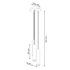 Sollux Lighting Lampa wisząca LAGOS 3P biały SL.1078