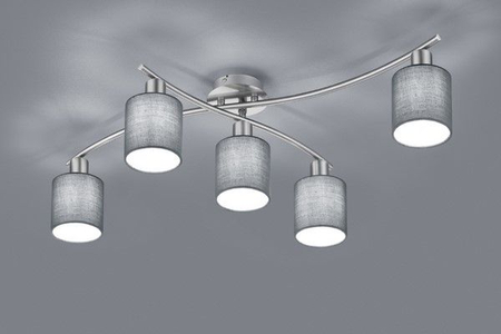 Lampa sufitowa Trio 605400511 srebrny