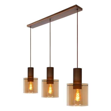 Lampa wisząca Lucide TOLEDO 74405/03/62 biały/miedziany