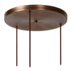 Lampa wisząca Lucide TOLEDO 74405/13/62 biały/miedziany