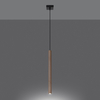 Sollux Lighting Lampa wisząca PASTELO 1 ochra czerwona SL.1524