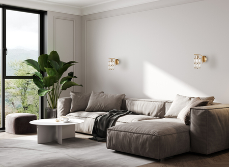 Kinkiet Italux Alma WL-40668-1-HBR Złoty