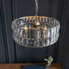 Lampa wisząca Endon Lighting Clifton 104466 nikiel