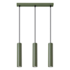 Sollux Lighting Lampa wisząca LAGOS 3L zielona oliwka SL.1486