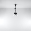 Sollux Lighting Lampa wisząca DIEGO 3 czarna SL.0573
