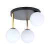 Lampa sufitowa DOLCE 3 Emibig 1260/3 biały/czarny