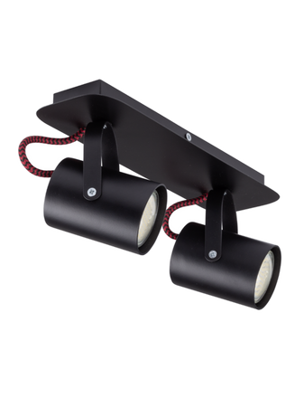 Sigma 32612 KAMERA 2 CZARNY/CZERWONY plafon/spot