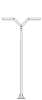 TRYSIL 1015 ALUMINUM 4xLED 40W 4000K 300CM
