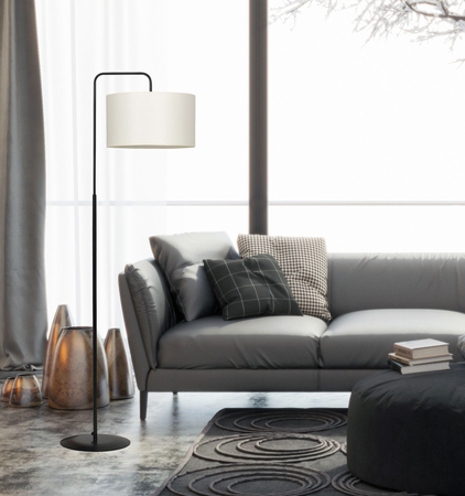 Lampa podłogowa TRAPO LP1 BL ECRU Emibig 570/4 miedziany