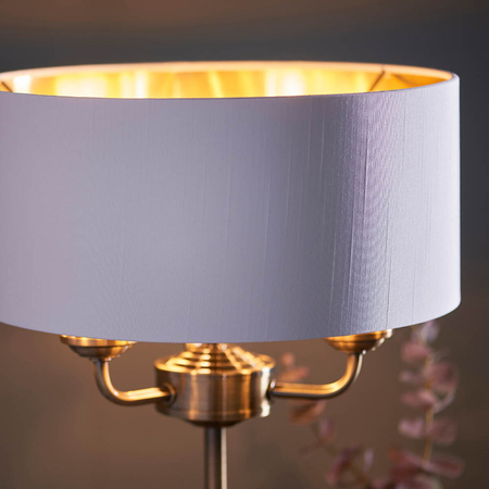 Lampa stołowa Endon Lighting Highclere 98932 mosiądz