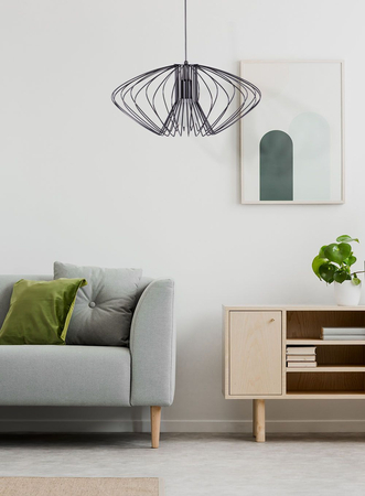 Lampa wisząca TIZI II Kaja K-3407 CZARNY 