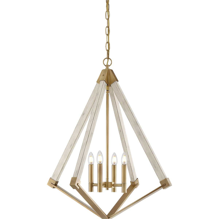 Lampa wisząca Elstead Lighting View Point mosiądz QZ-VIEW-POINT-L