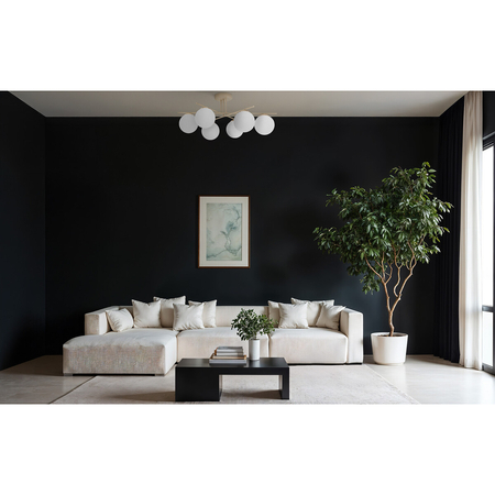 Lampa sufitowa Kaja SAVIA K-5794 biały, beż, złoty