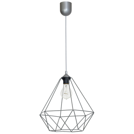 Milagro Lampa wisząca BASKET GRAY 1xE27 MLP7216 Szary