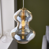 Lampa wisząca Endon Lighting Kelda Shaped 106681 mosiądz