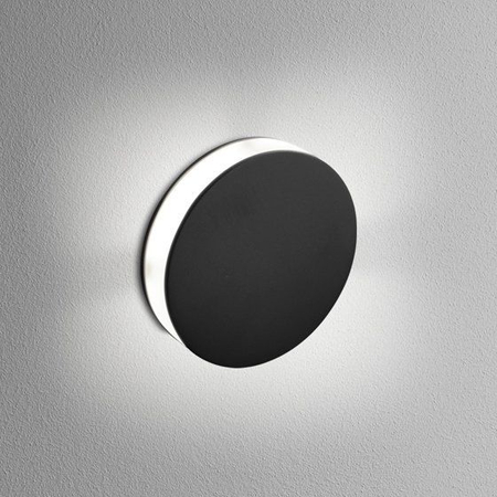 Kinkiet AQForm Ledpoint Round LED 230V Wall Czarny Struktura