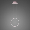 Lampa wisząca Ledowe Okręgi No.1 X 40cm 3k różowo złota Dali