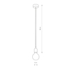 Lampa wisząca Nowodvorski 6404 SILICONE BLACK I