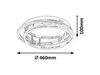 Lampa sufitowa Rabalux Selena 2183 chrom