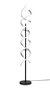 Lampa podłogowa Trio 441810205 czarny/srebrny