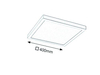 Lampa sufitowa Rabalux Lois 2670 chrom satyna