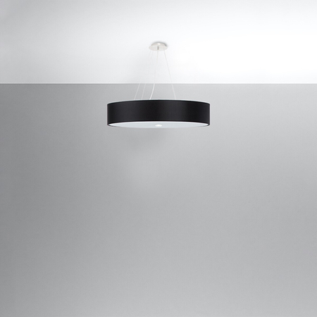 Sollux Lighting Żyrandol SKALA 70 czarny SL.0802