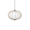 Lampa wisząca Italux Rabel PND-344221-1-HBR Złoty